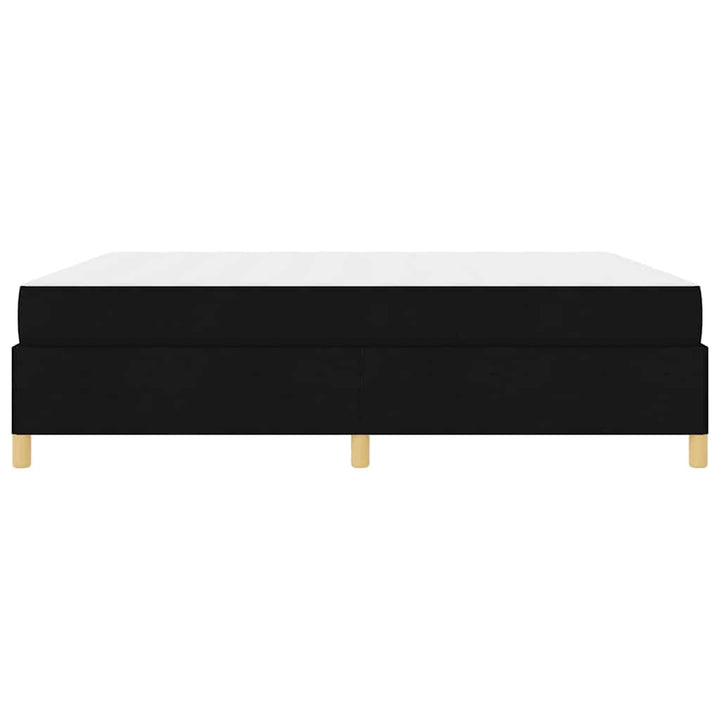 Sengestel med madras Sort 180 x 200 cm Stof