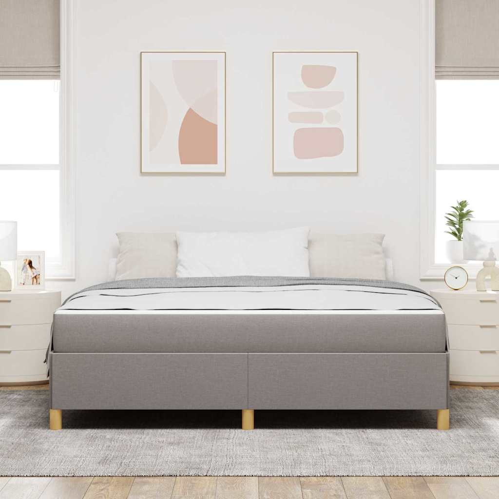 Sengestel Gråbrun 180 x 200 cm Stof