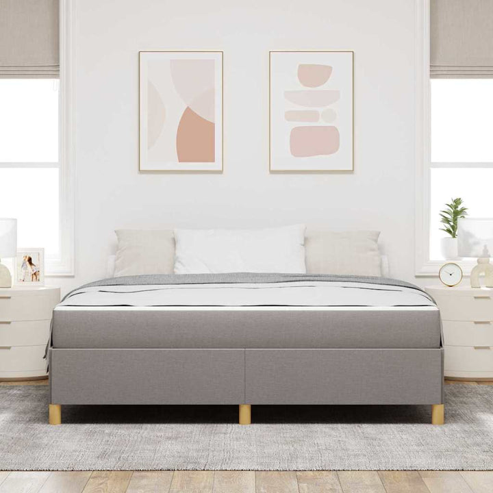 Sengestel Gråbrun 180 x 200 cm Stof