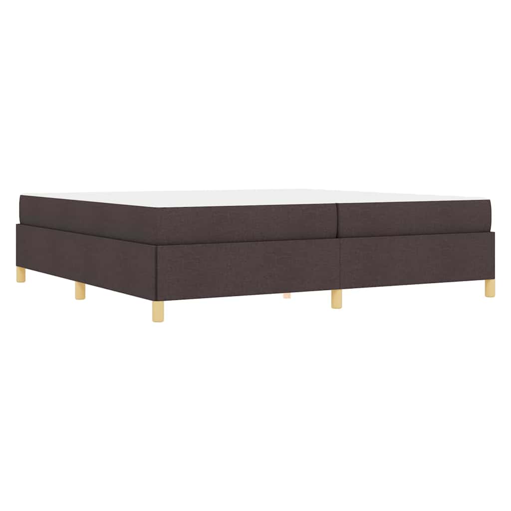 Sengestel Mørk Brun 200 x 200 cm Stof
