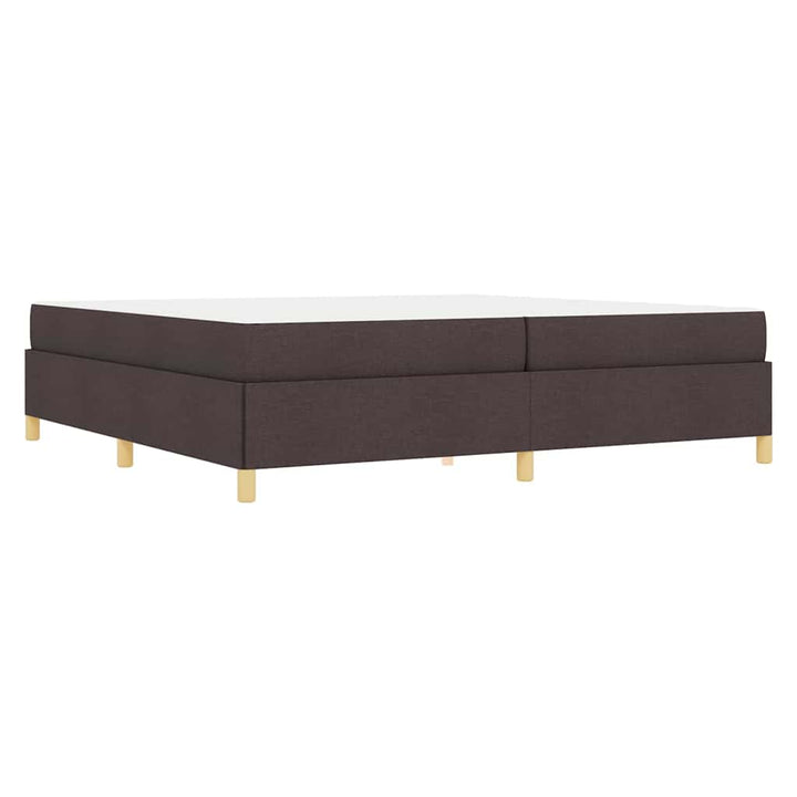 Sengestel Mørk Brun 200 x 200 cm Stof