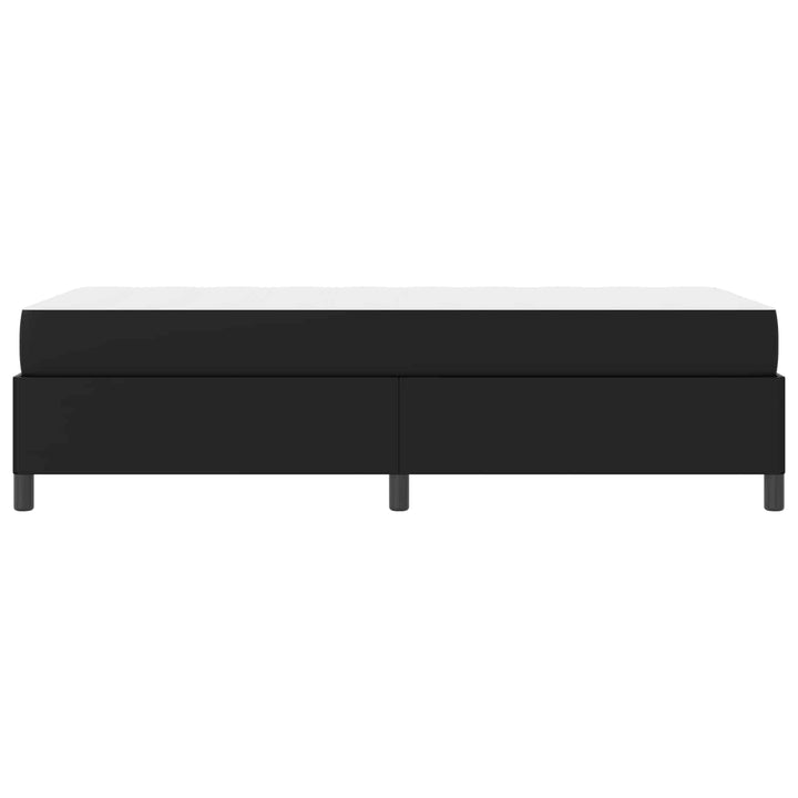 Sengestel med madras Sort 90 x 190 cm Stof