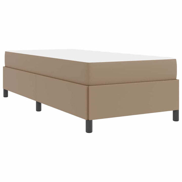 Sengestel med madras Cappuccino 90 x 190 cm Stof