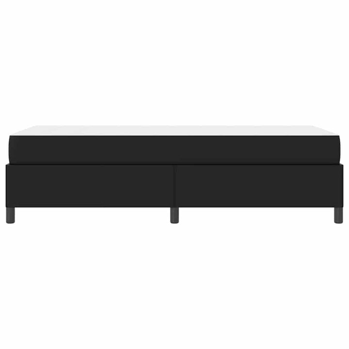 Sengestel med madras Sort 100 x 200 cm Stof