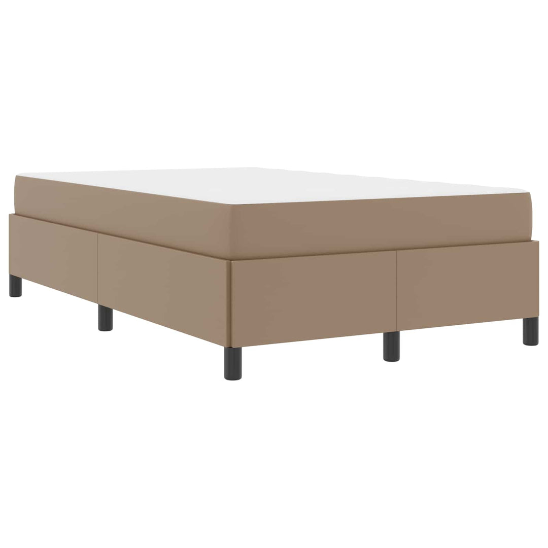 Sengestel med madras Cappuccino 120 x 200 cm Stof