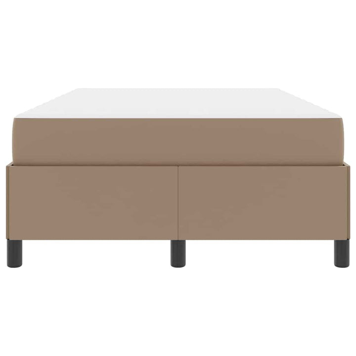 Sengestel med madras Cappuccino 120 x 200 cm Stof