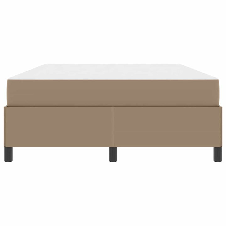 Sengestel med madras Cappuccino 140 x 200 cm Stof