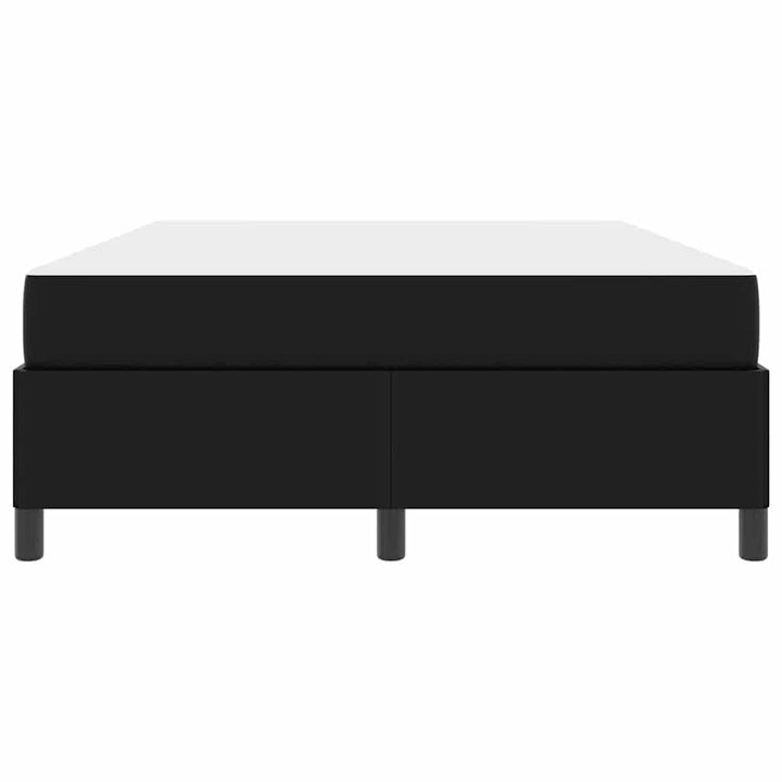 Sengestel med madras Sort 160 x 200 cm Stof
