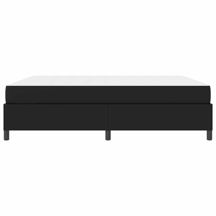 Sengestel med madras Sort 180 x 200 cm Stof