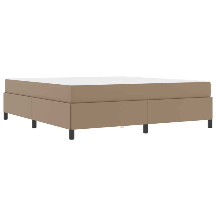 Sengestel med madras Cappuccino 180 x 200 cm Stof