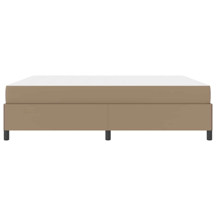Sengestel med madras Cappuccino 180 x 200 cm Stof