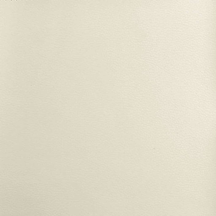 Sengestel med madras Creme 200 x 200 cm Stof