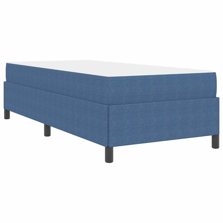 Sengestel med madras Blå 80 x 200 cm Stof