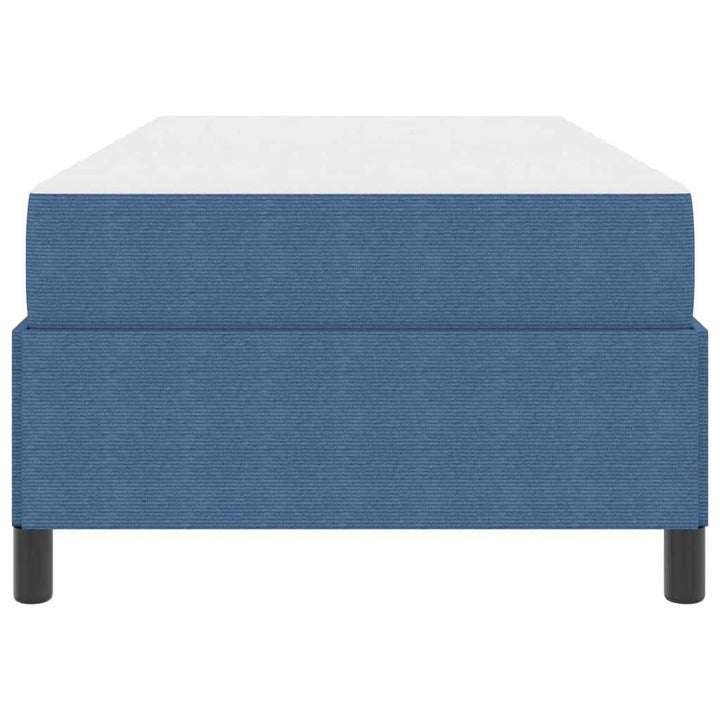 Sengestel med madras Blå 90 x 190 cm Stof