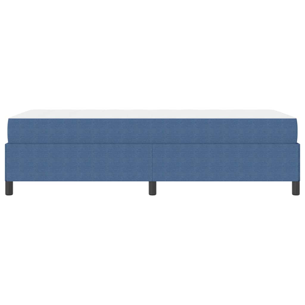 Sengestel med madras Blå 90 x 190 cm Stof