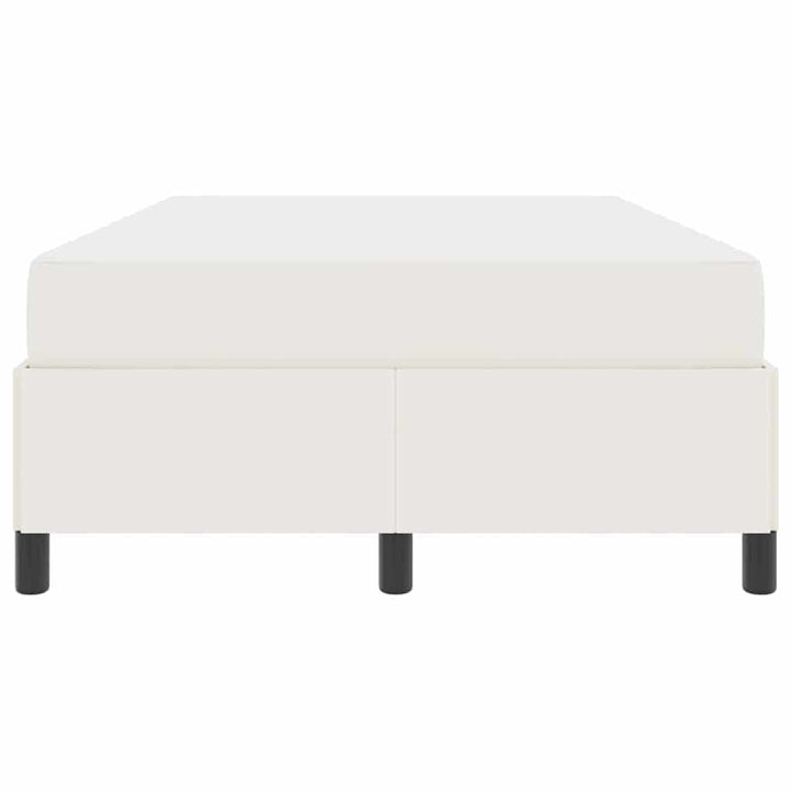 Sengestel med madras Creme 120 x 190 cm Stof
