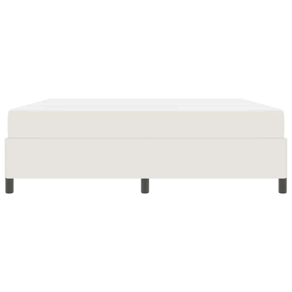 Sengestel med madras Creme 180 x 200 cm Stof