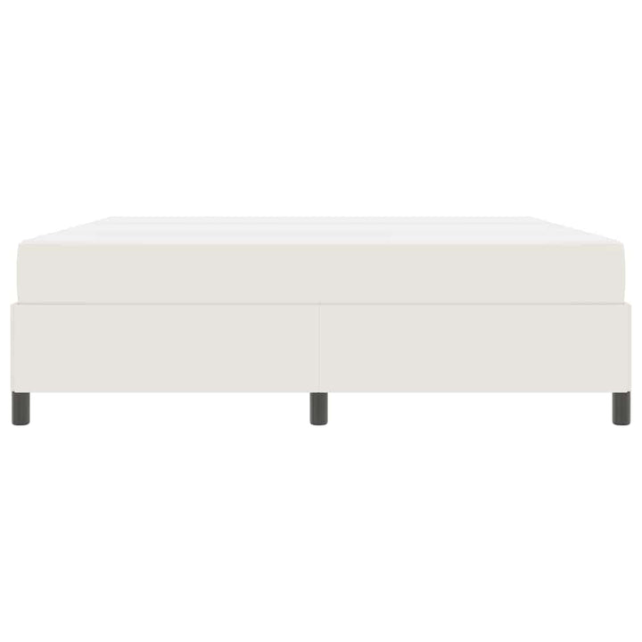 Sengestel med madras Creme 180 x 200 cm Stof