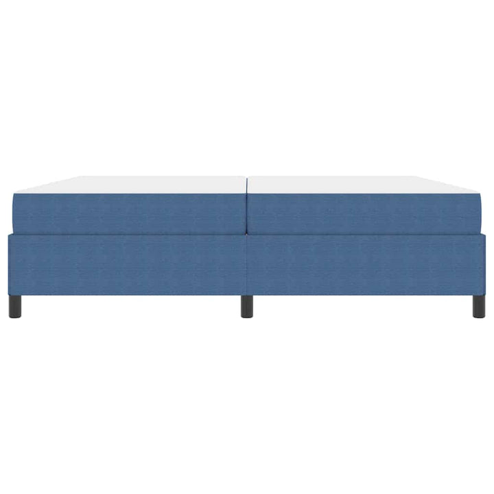 Sengestel med madras Blå 200 x 200 cm Stof