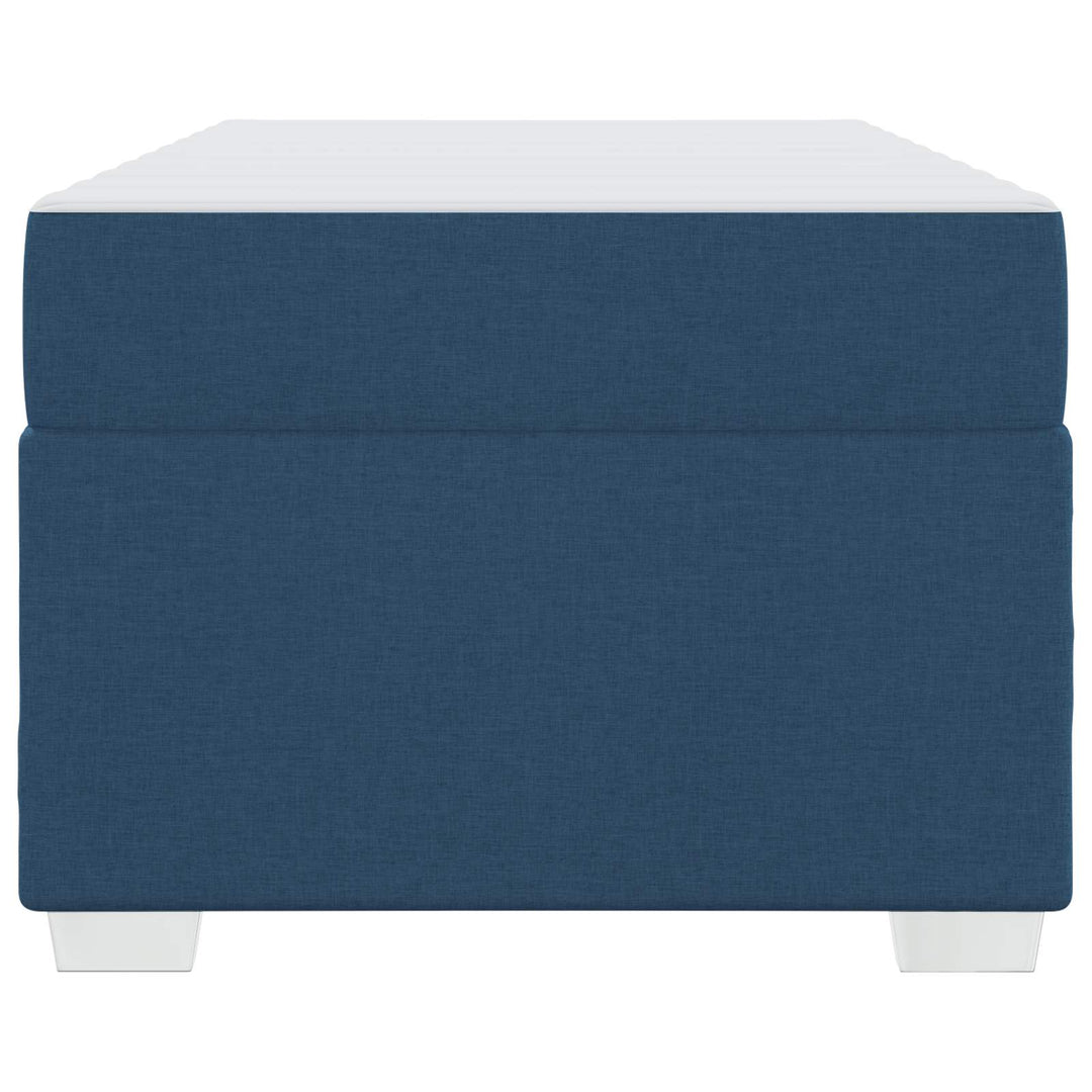 Sengestel med madras Blå 80 x 200 cm Stof