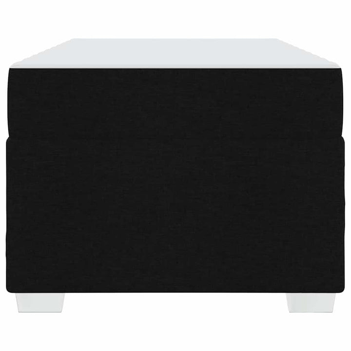 Sengestel med madras Sort 90 x 190 cm Stof