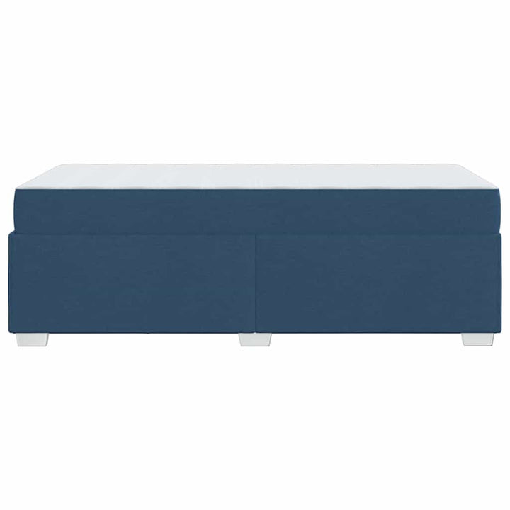 Sengestel med madras Blå 90 x 190 cm Stof