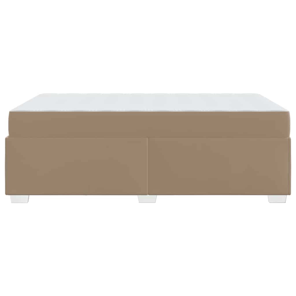 Sengestel med madras Cappuccino 80 x 200 cm Stof