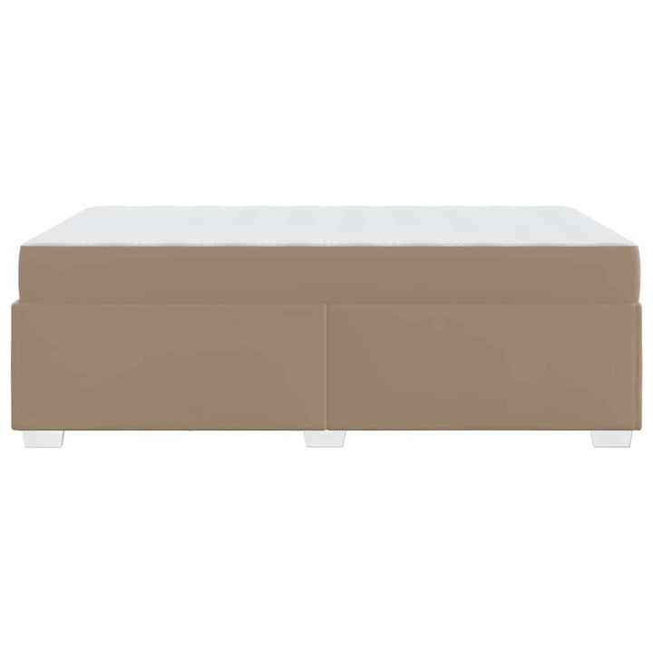 Sengestel med madras Cappuccino 100 x 200 cm Stof