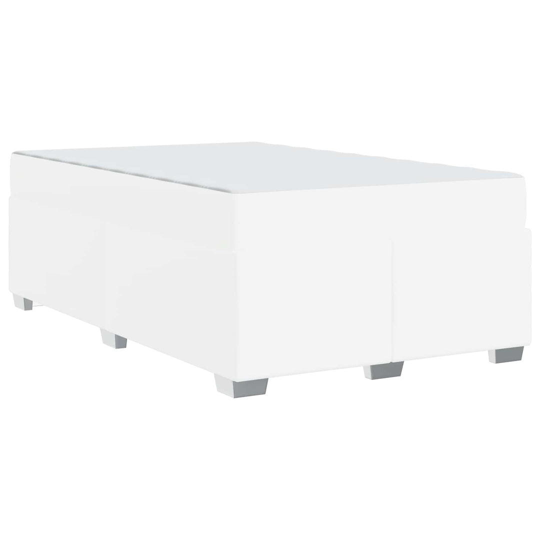 Sengestel med madras Hvid 120 x 190 cm Stof