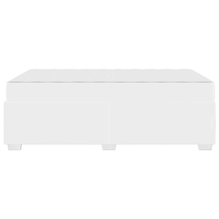 Sengestel med madras Hvid 120 x 190 cm Stof
