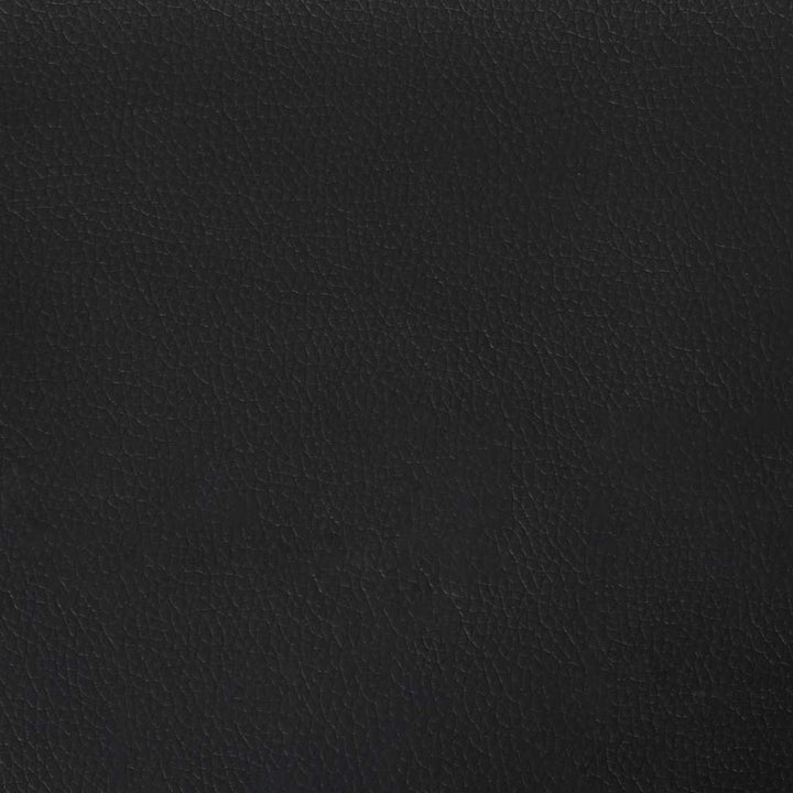 Sengestel med madras Sort 180 x 200 cm Stof