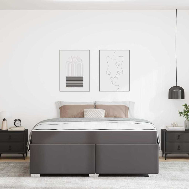 Sengestel Grå 180 x 200 cm Stof