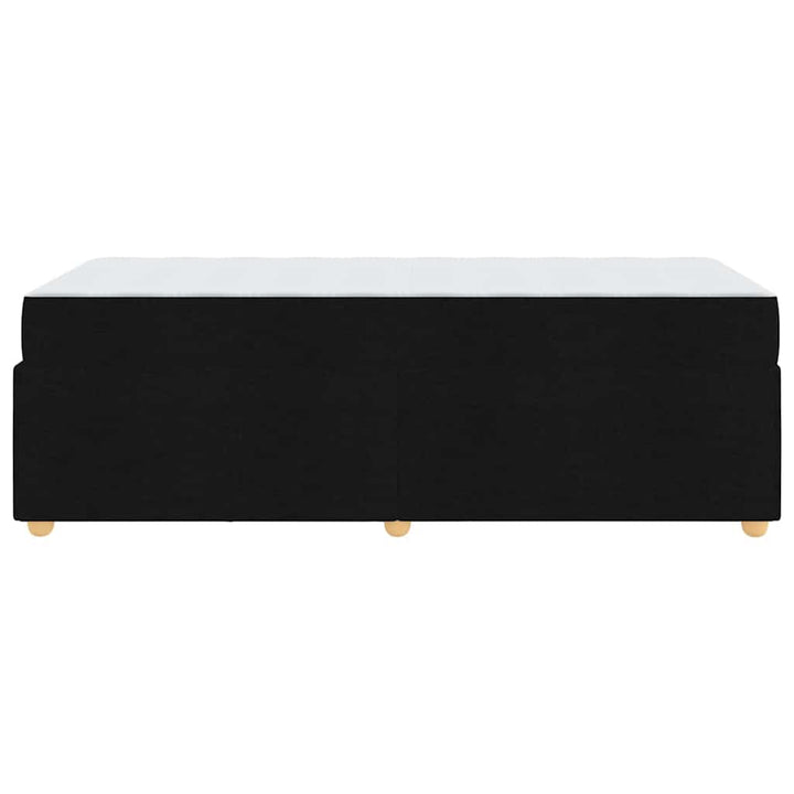Sengestel med madras Sort 90 x 190 cm Stof