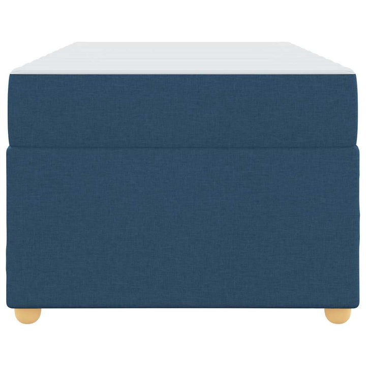 Sengestel med madras Blå 90 x 190 cm Stof