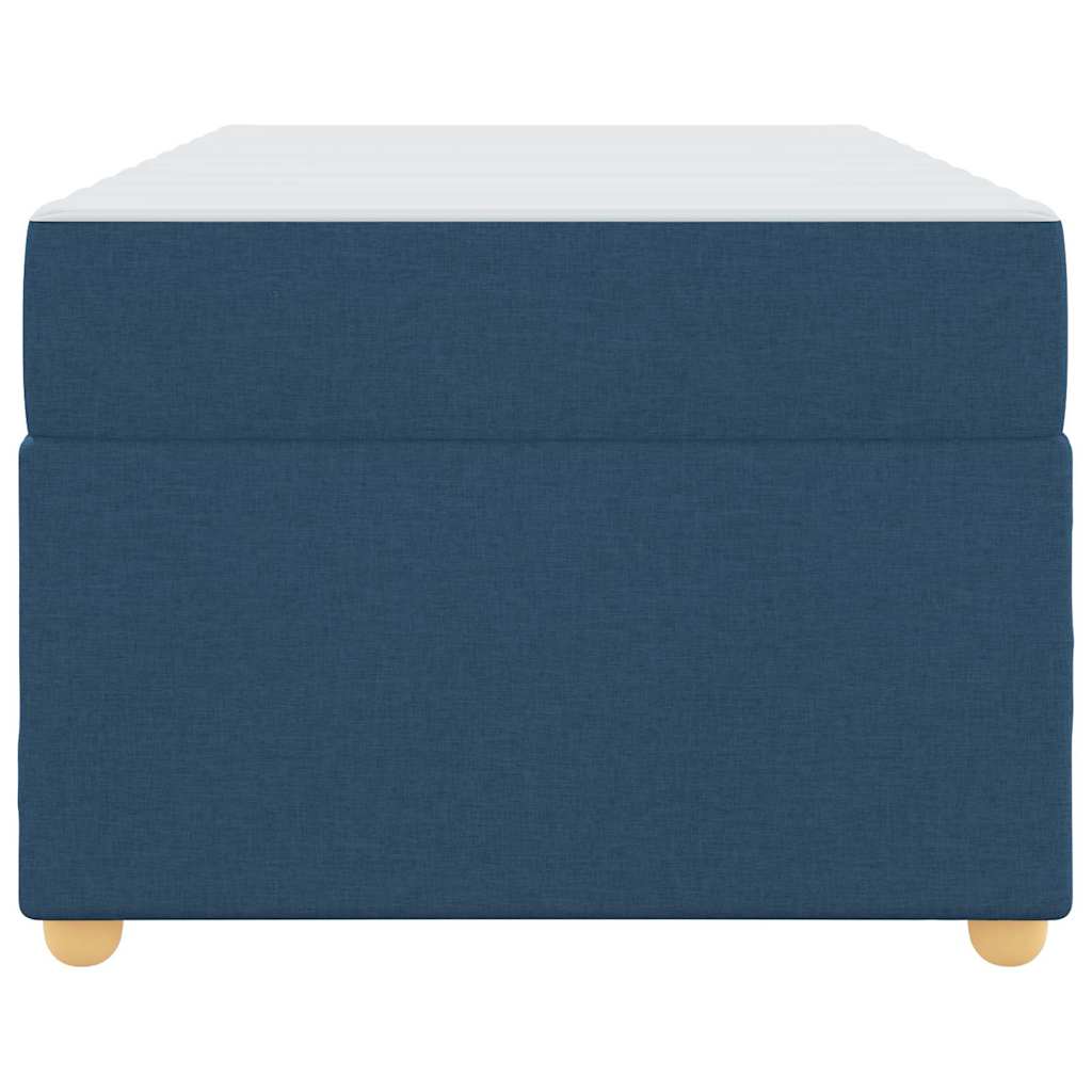 Sengestel med madras Blå 90 x 200 cm Stof