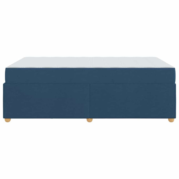 Sengestel med madras Blå 120 x 200 cm Stof