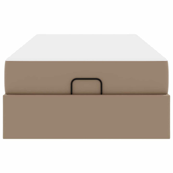 Sengeramme med madras Andet 2 stk. Gyldenbrun PVC