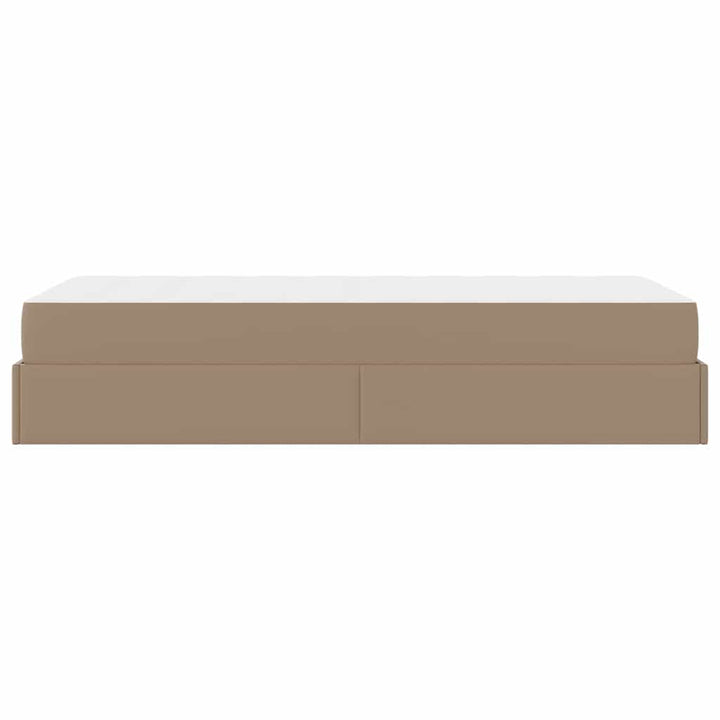 Sengeramme med madras Andet 2 stk. Gyldenbrun PVC