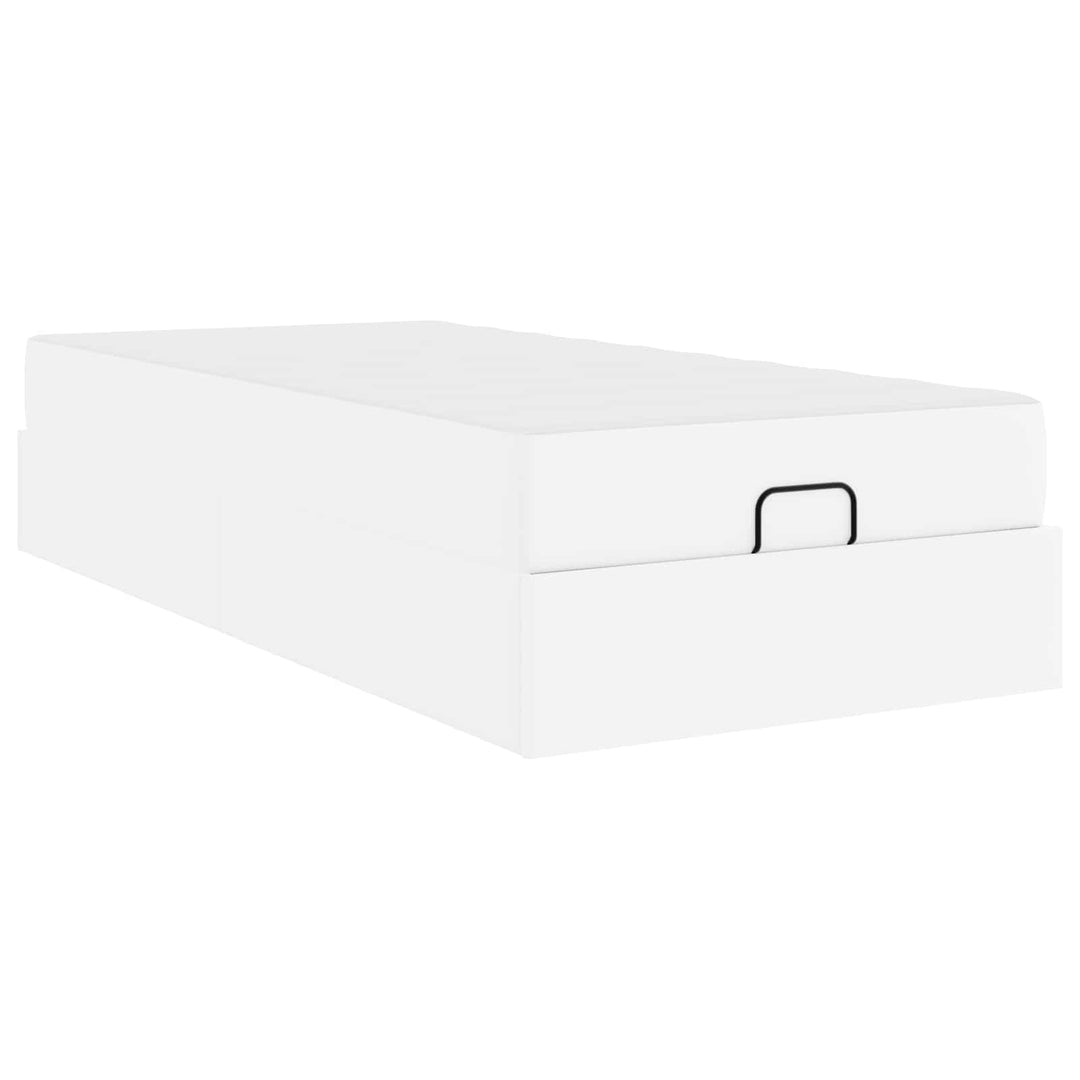 Sengeramme med madras Andet 2 pcs Hvid PVC