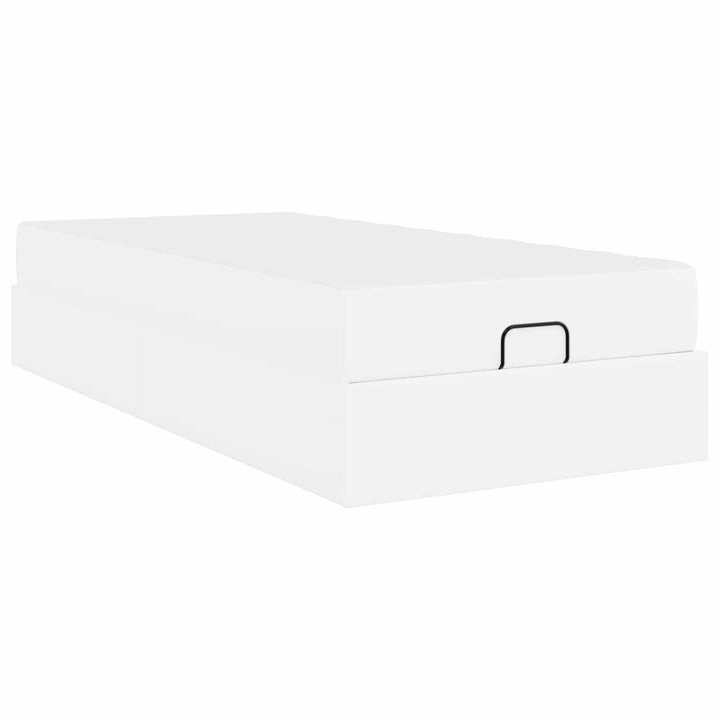 Sengeramme med madras Andet 2 pcs Hvid PVC