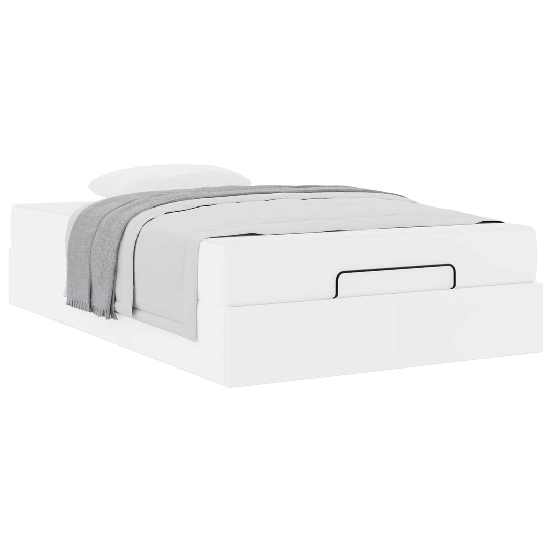 Sengeramme med madras Andet 2 stk. Hvid PVC