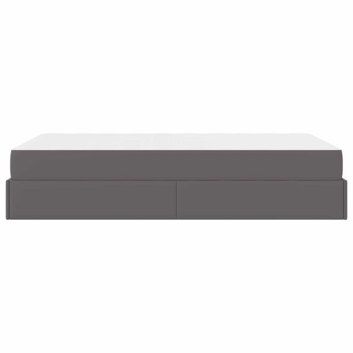 Sengeramme med madras Andet 2 pcs Grå PVC
