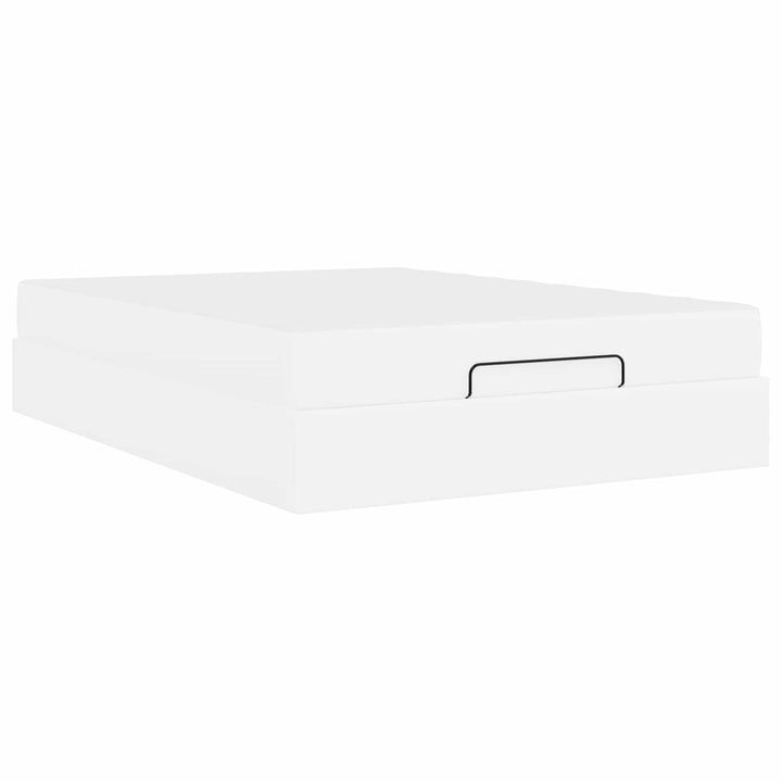 Sengeramme med madras Andet 2 pcs Hvid PVC