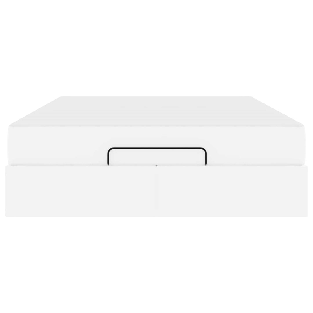 Sengeramme med madras Andet 2 pcs Hvid PVC