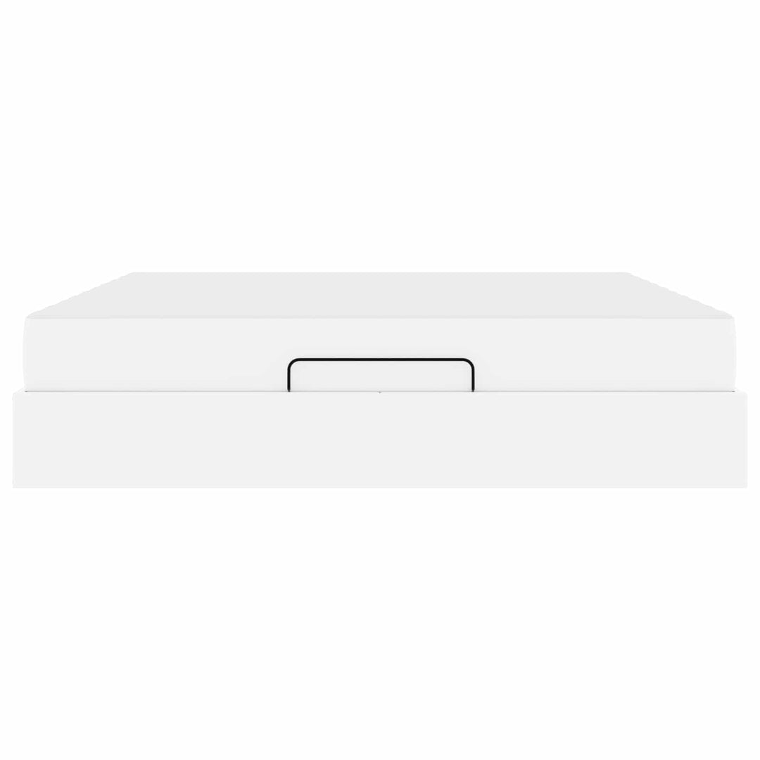 Sengeramme med madras Andet 2 pcs Hvid PVC