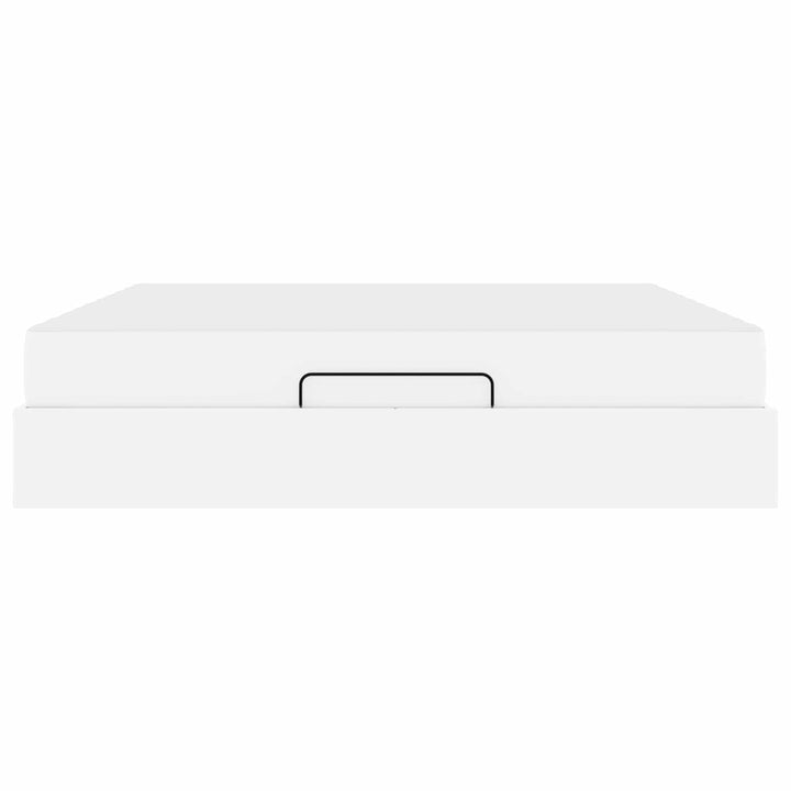 Sengeramme med madras Andet 2 pcs Hvid PVC