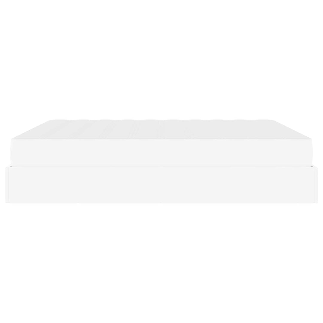 Sengeramme med madras Andet 2 pcs Hvid PVC