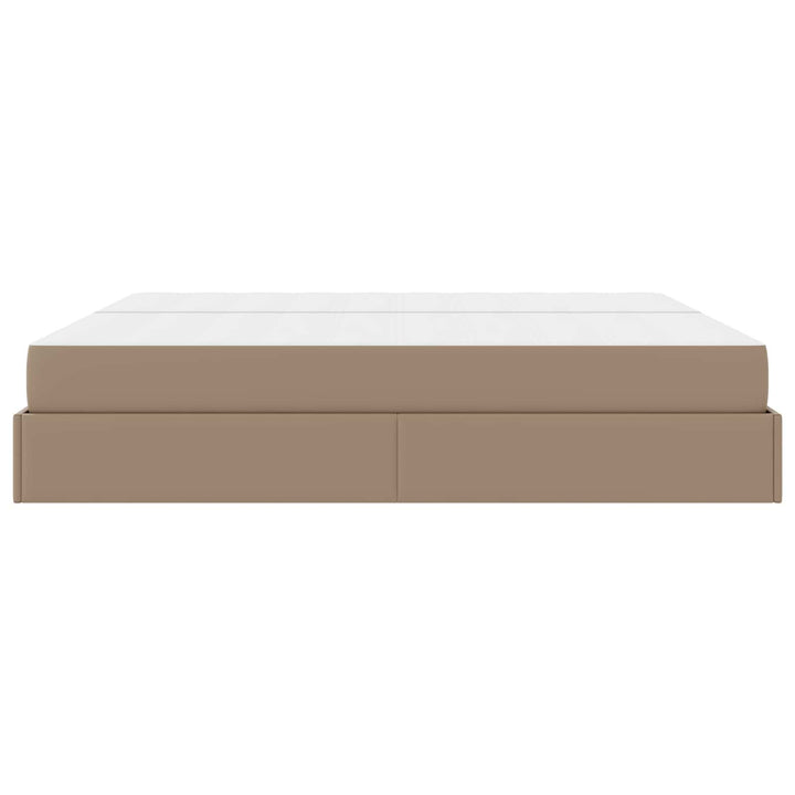 Sengeramme med madras Andet 2 stk. Gyldenbrun PVC