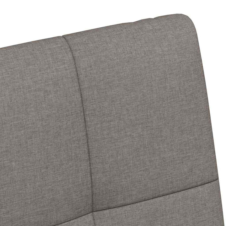 Spisebordsstole med hjul 2 stk. Stof Gråbrun 58 x 65 x 94 cm