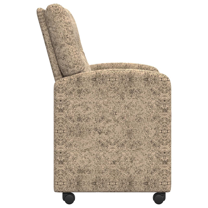Spisebordsstole med hjul med hjul 2 pcs Lysegrå 57 x 67 x 95 cm